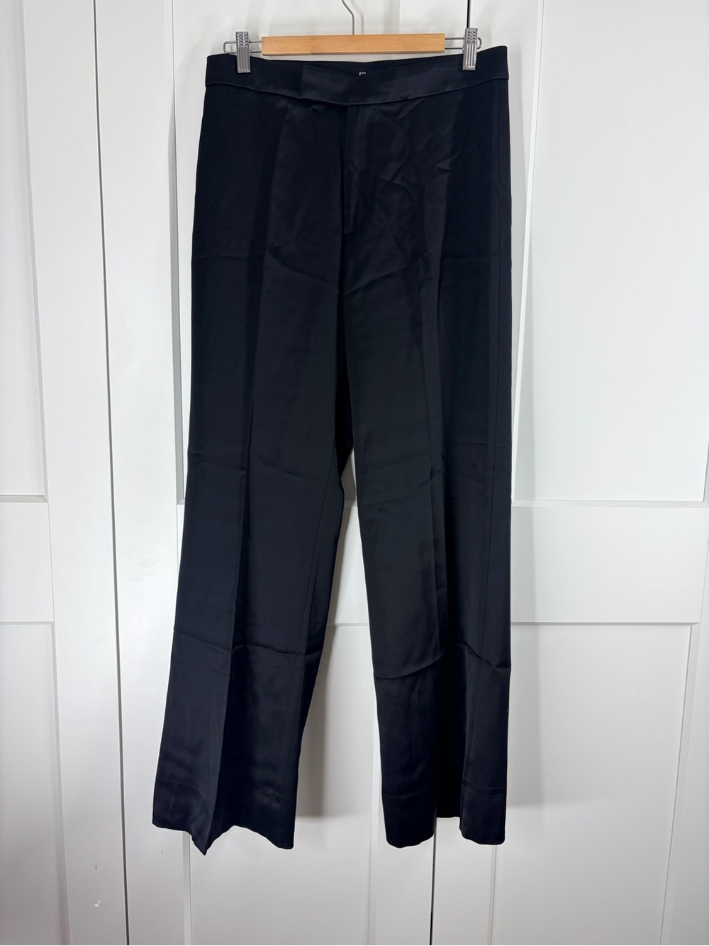 Banana Republic Black Satin Dress Pants | 8